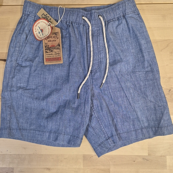 Faherty Essential Short 6.5" Drawstring Size Small. Indigo Dye NEW - Picture 1 of 6